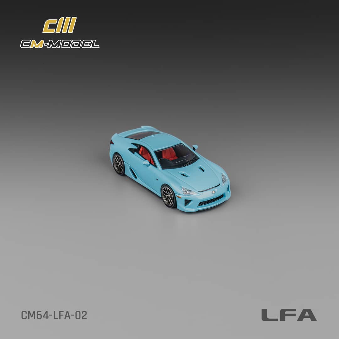 [ETA:  Jun 2025 ] CM Model 1/64 Lexus LFA Sky Blue