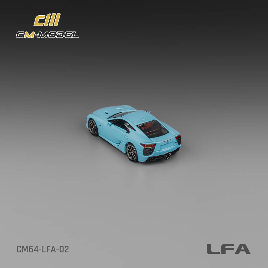 [ETA:  Jun 2025 ] CM Model 1/64 Lexus LFA Sky Blue