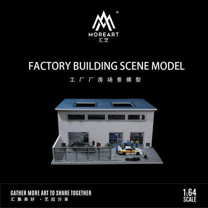 [ETA:  Apr 2025 ] MoreArt 1/64 Factory Building with LED Light.