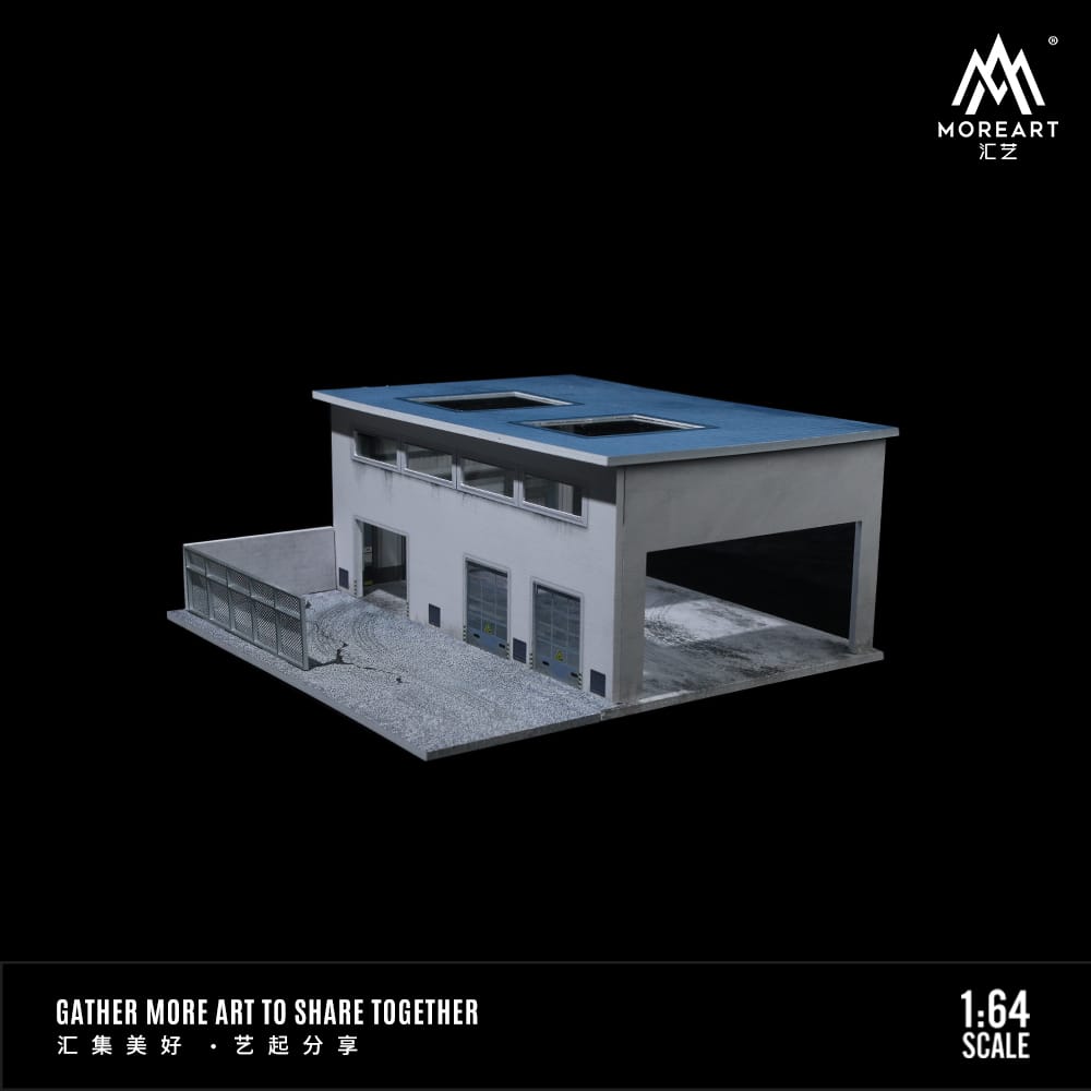 [ETA:  Apr 2025 ] MoreArt 1/64 Factory Building with LED Light.