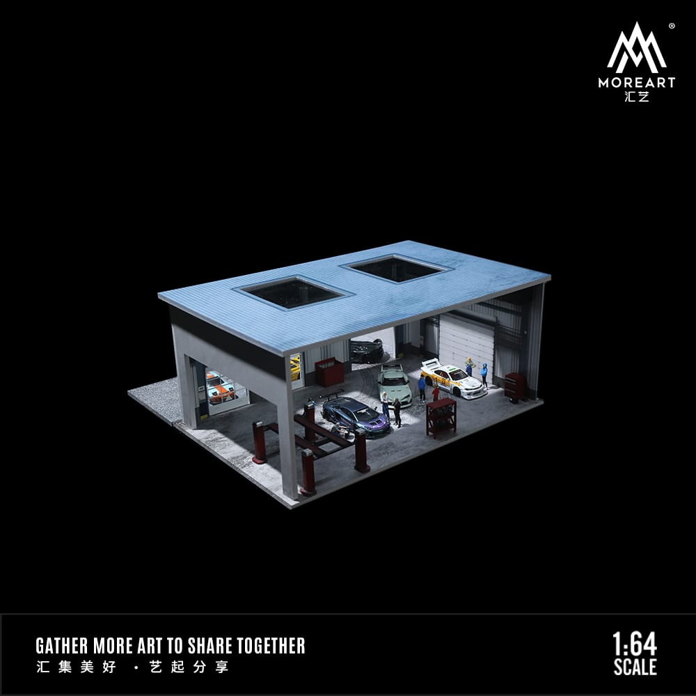 [ETA:  Apr 2025 ] MoreArt 1/64 Factory Building with LED Light.