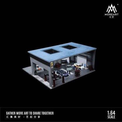 [ETA:  Apr 2025 ] MoreArt 1/64 Factory Building with LED Light.