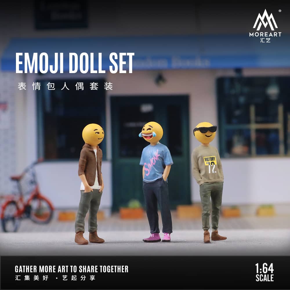 [ETA:  Apr 2025 ] MoreArt 1/64 Emoji Figure Set