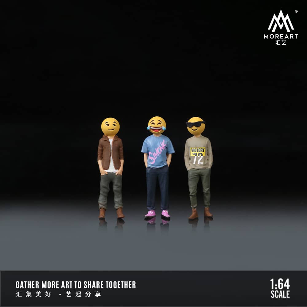 [ETA:  Apr 2025 ] MoreArt 1/64 Emoji Figure Set