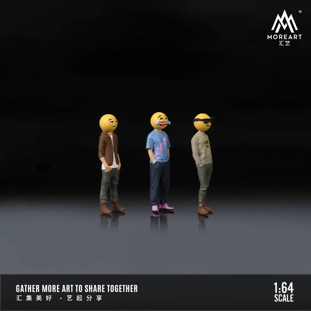 [ETA:  Apr 2025 ] MoreArt 1/64 Emoji Figure Set