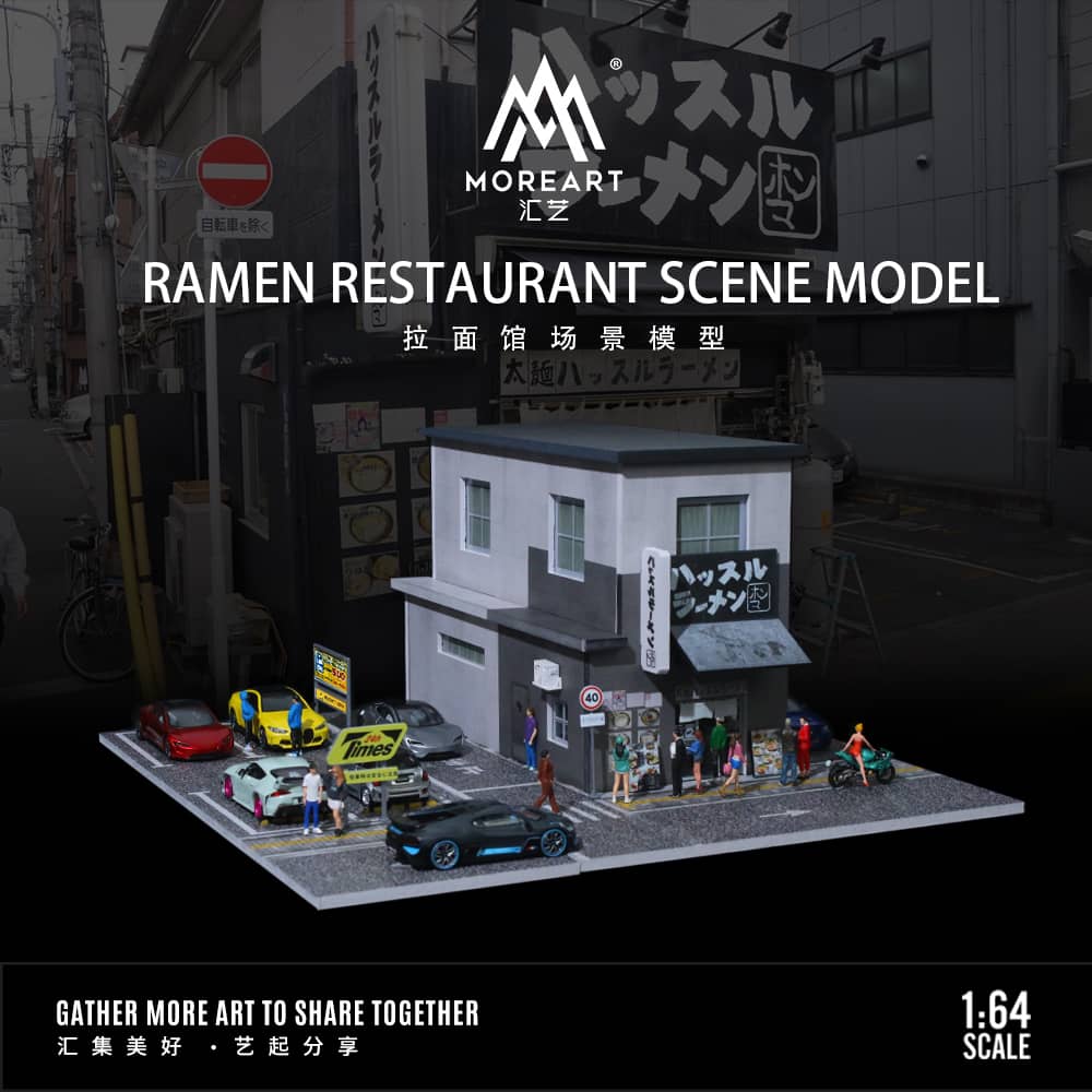 [ETA:  Apr 2025 ] MoreArt 1/64 Ramen Restaurant with LED Light