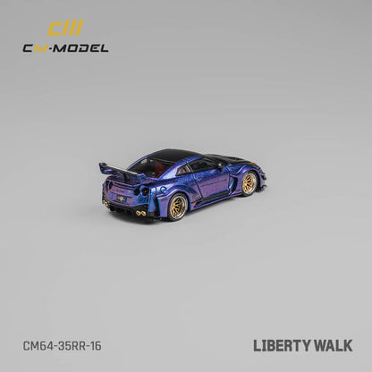 [ETA:  Jul 2025 ] CM Model 1/64 Nissan LBWK GT-R R35 Super Silhouette 35GT-RR 3.0 - Magic Purple / Carbon Hood