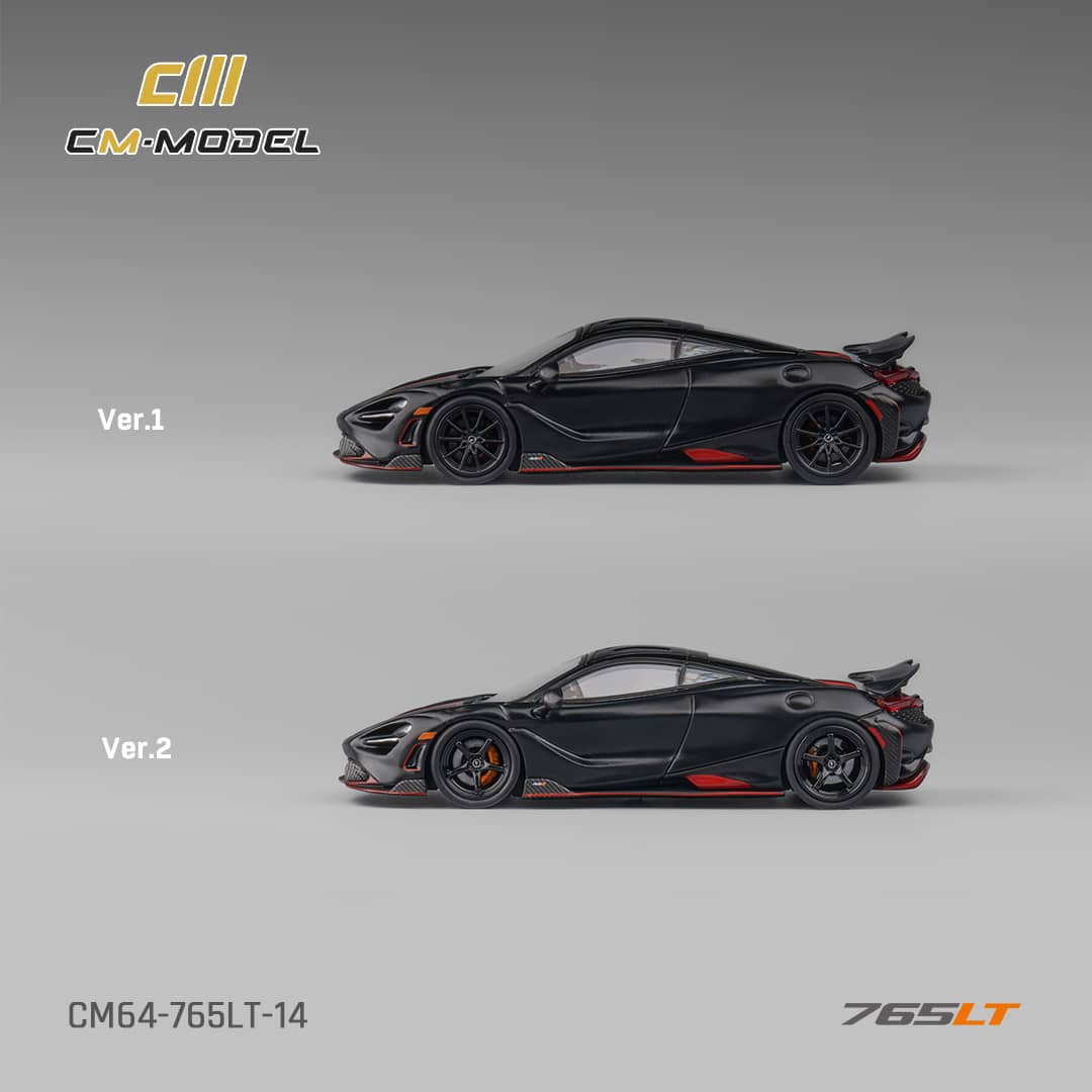 [ETA:  Jul 2025 ] CM Model 1/64 McLaren 765LT Matte Black