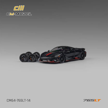 [ETA:  Jul 2025 ] CM Model 1/64 McLaren 765LT Matte Black