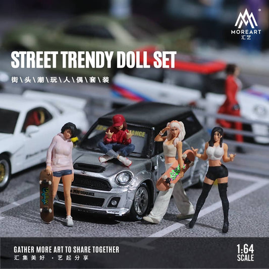 [ETA:  Apr 2025 ] MoreArt 1/64 Street Trendy Set  of Four Figures