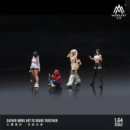 [ETA:  Apr 2025 ] MoreArt 1/64 Street Trendy Set  of Four Figures