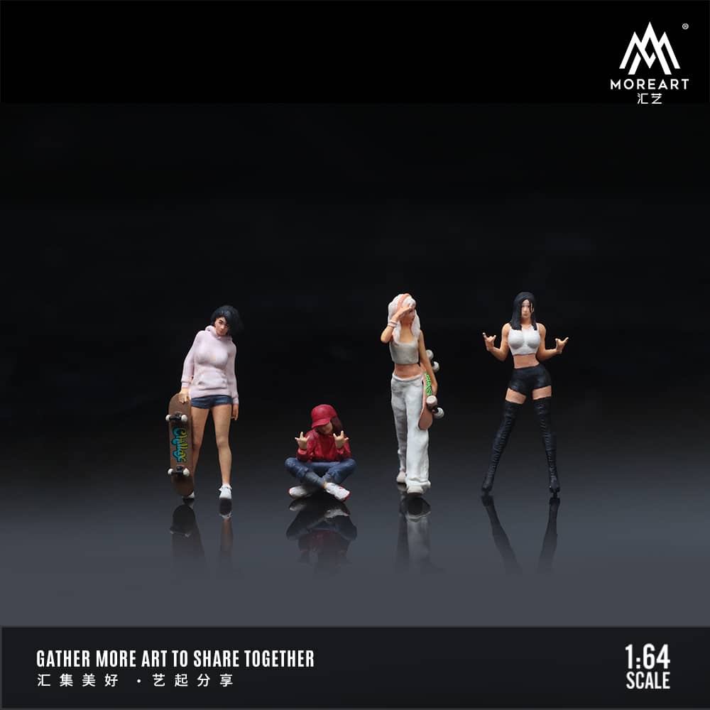 [ETA:  Apr 2025 ] MoreArt 1/64 Street Trendy Set  of Four Figures