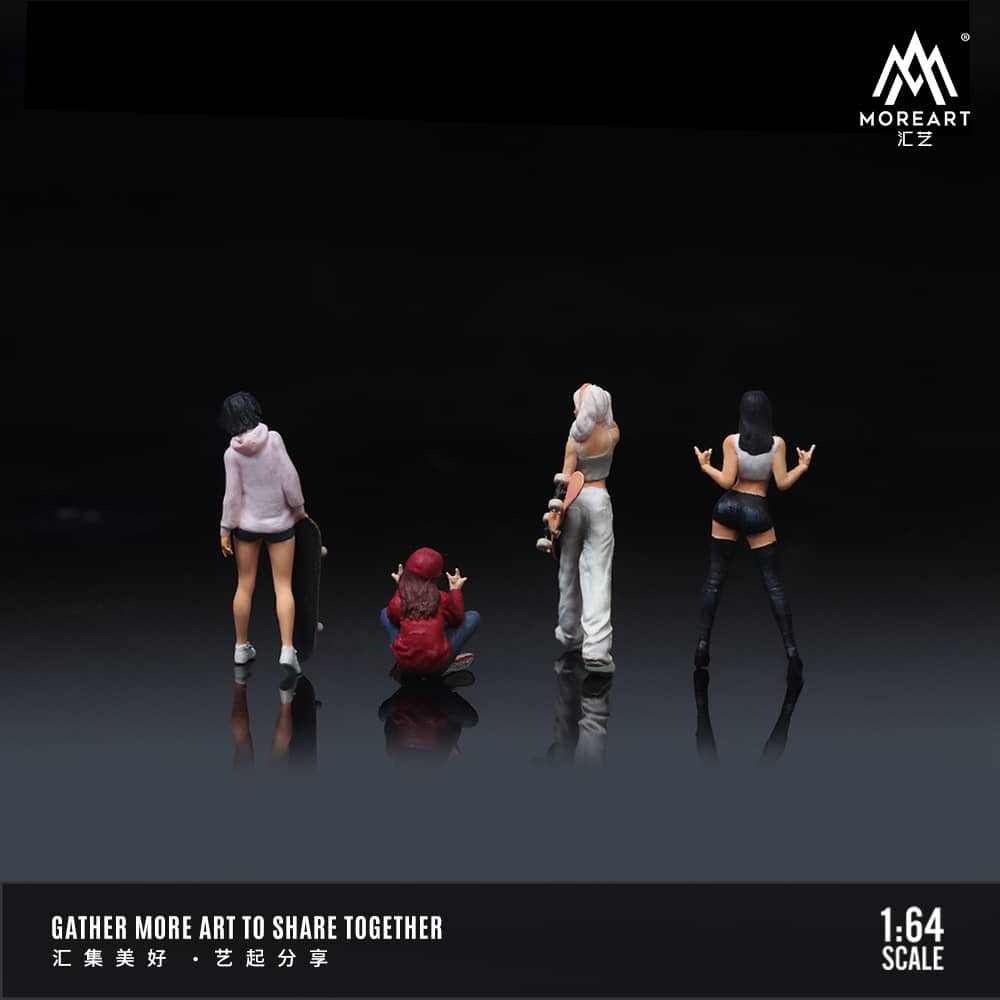 [ETA:  Apr 2025 ] MoreArt 1/64 Street Trendy Set  of Four Figures