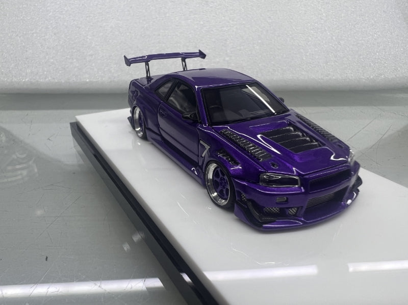 [ETA:  Feb 2025 ] 404Error 1/64 Skyline GT-R R34 Chameleon/Candy Purple