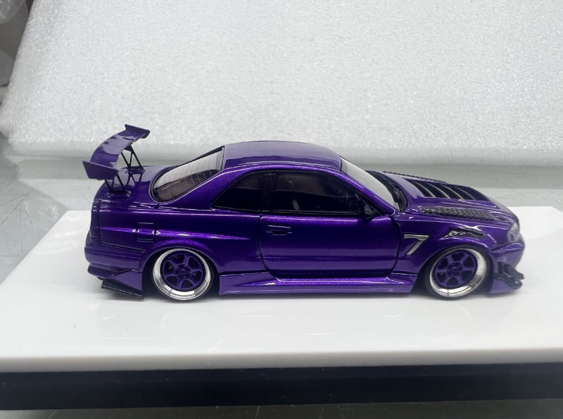 [ETA:  Feb 2025 ] 404Error 1/64 Skyline GT-R R34 Chameleon/Candy Purple