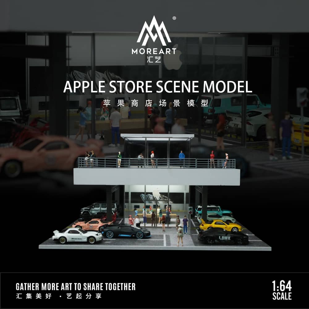 [ETA:  Apr 2025 ] MoreArt 1/64 Apple Store  with LED Light