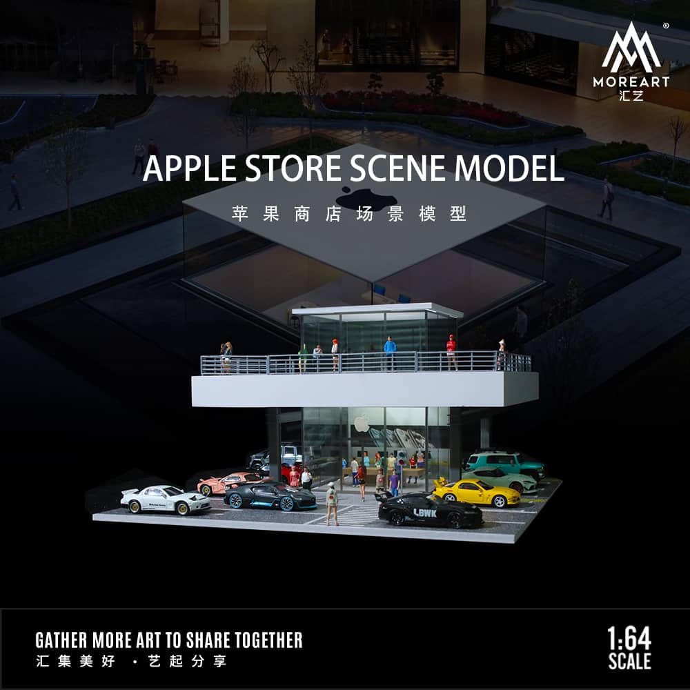 [ETA:  Apr 2025 ] MoreArt 1/64 Apple Store  with LED Light