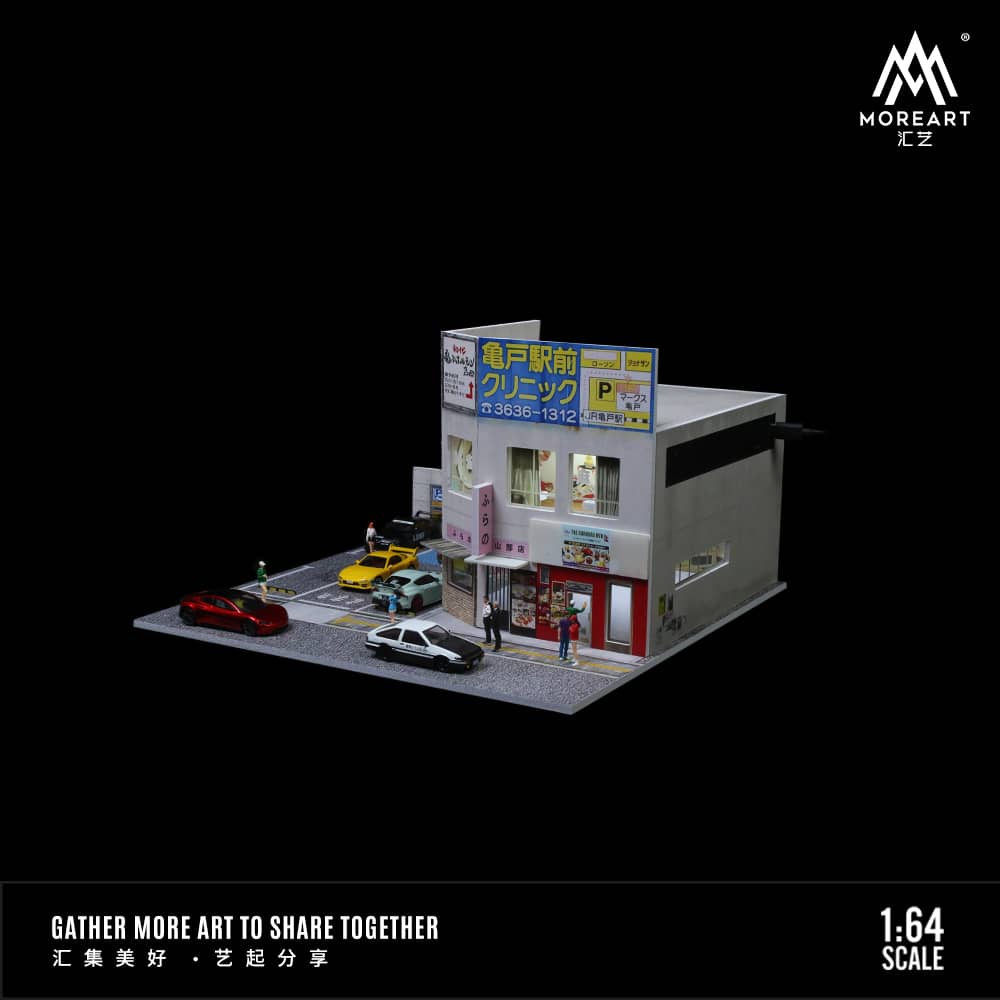 [ETA:  Apr 2025 ] MoreArt 1/64 Japanese Commercial Building with LED Light