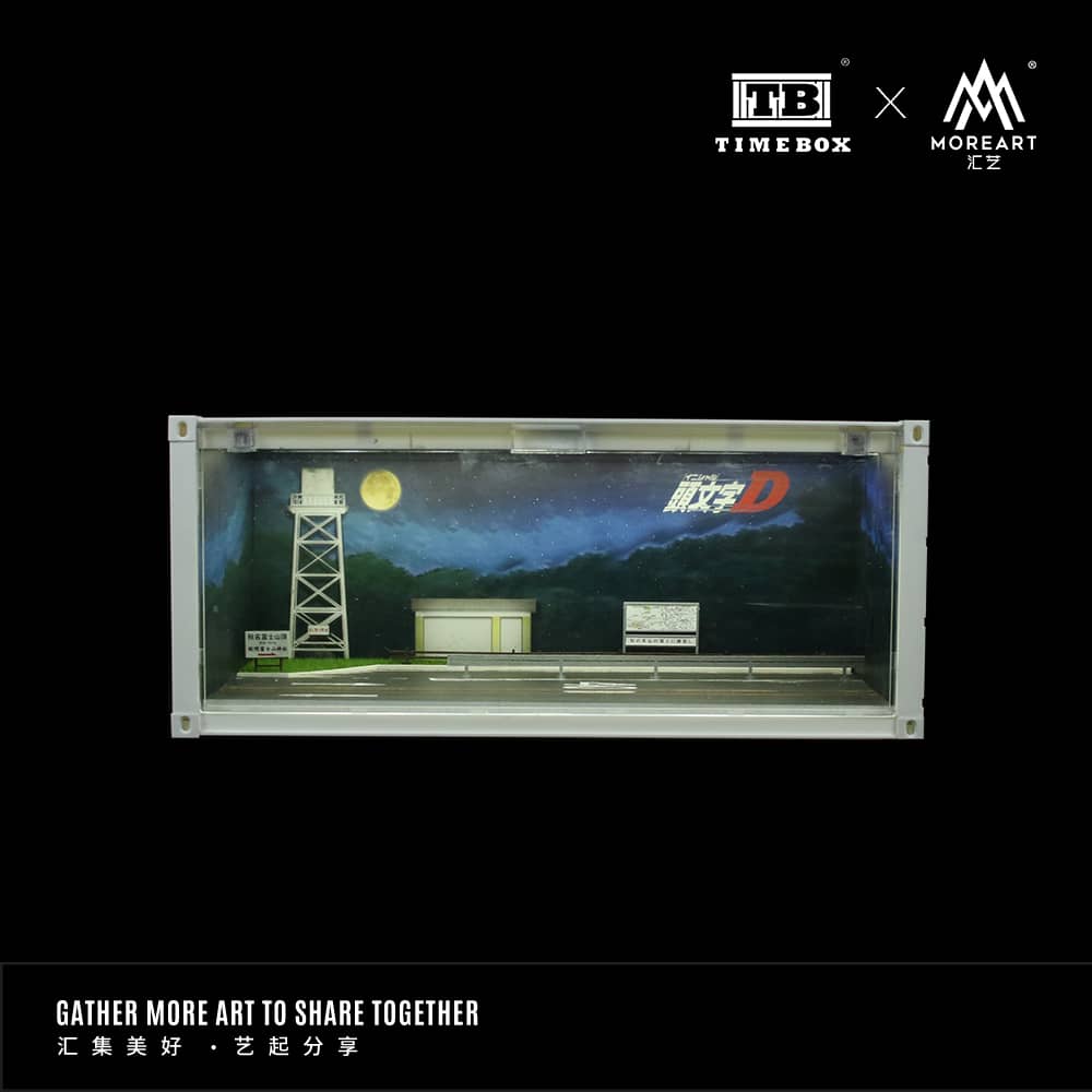 [ETA:  Apr 2025 ] Time Box  x MoreArt 1/64 ABS Container with LED Light
Initial D(B Type) Livery