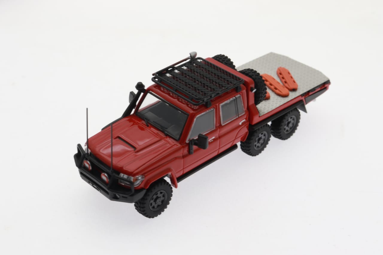 [ETA:  Apr 2025 ] Autobots 1/64 Land Cruiser LC79 Double Cabin 6x6 Off-Load Light Pickup