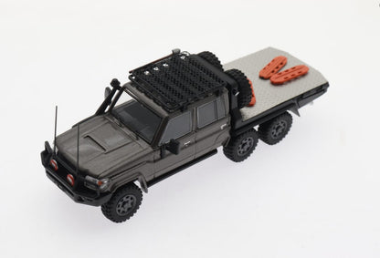 [ETA:  Apr 2025 ] Autobots 1/64 Land Cruiser LC79 Double Cabin 6x6 Off-Load Light Pickup