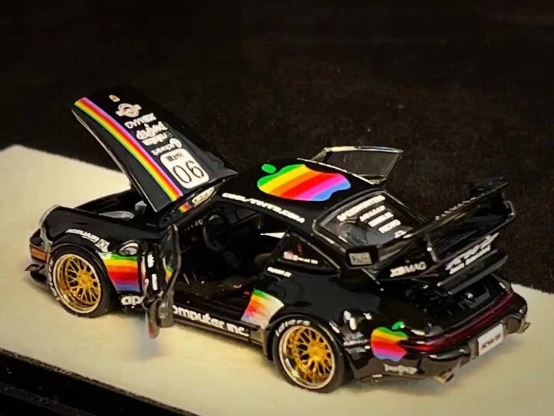 PGM 1/64 RWB 964 GT Wing Black Apple 90# Livery