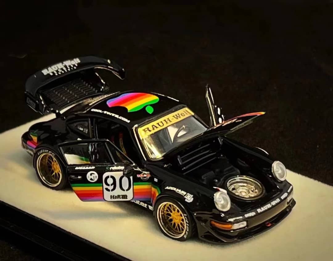 PGM 1/64 RWB 964 GT Wing Black Apple 90# Livery
