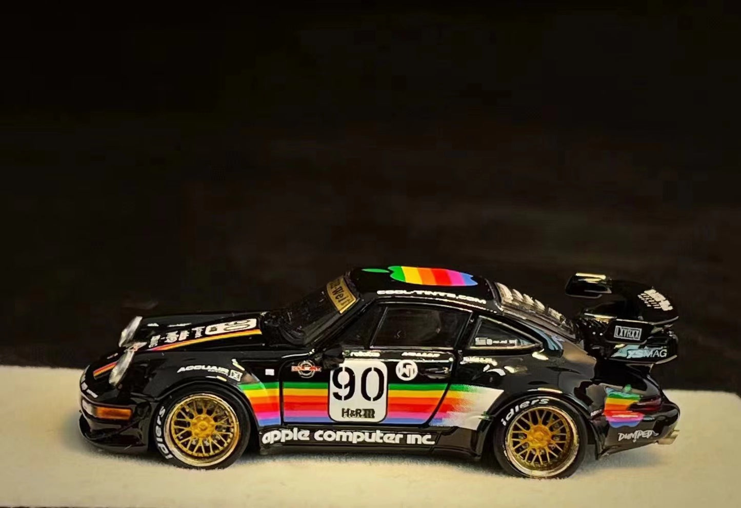 PGM 1/64 RWB 964 GT Wing Black Apple 90# Livery