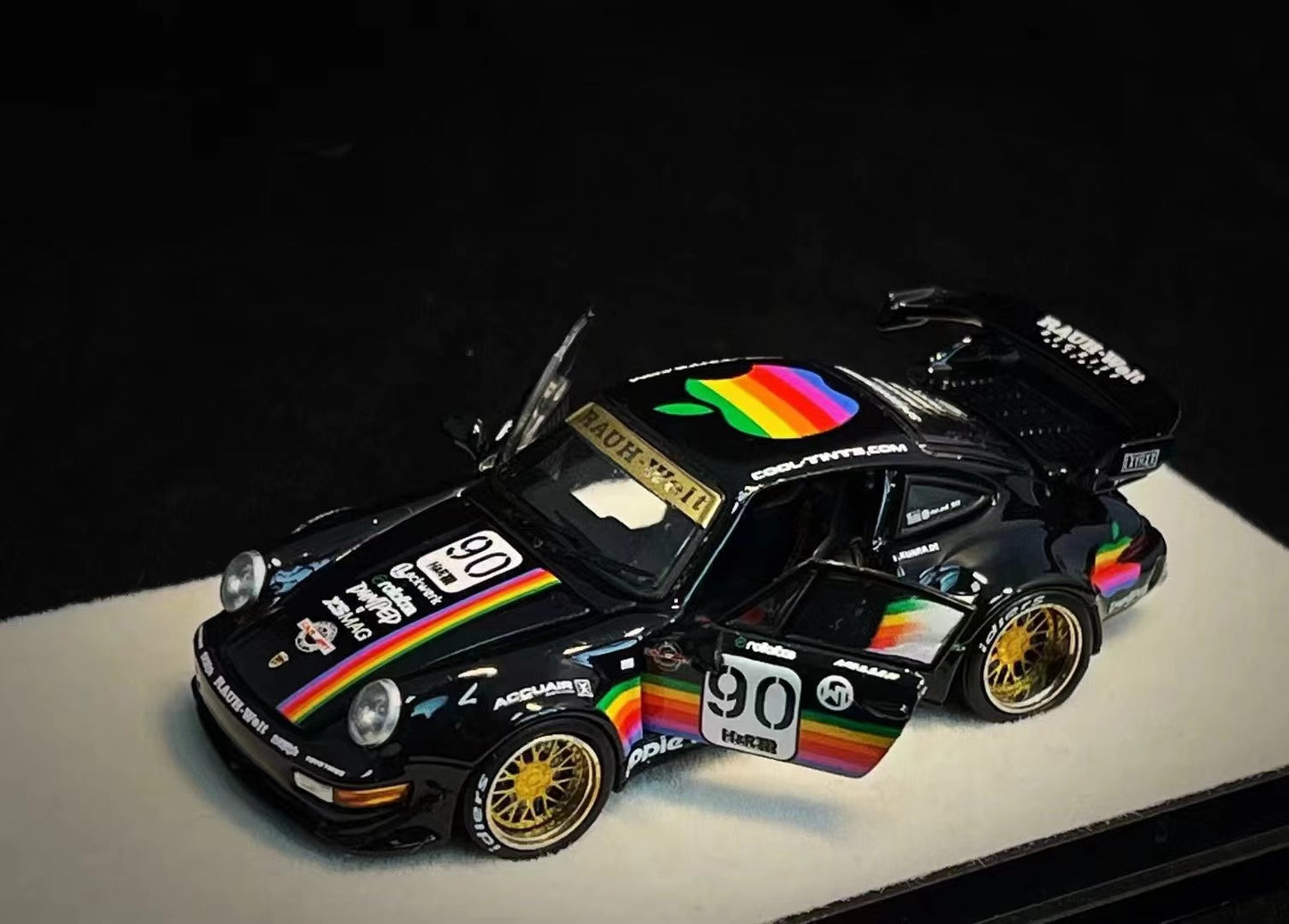 PGM 1/64 RWB 964 GT Wing Black Apple 90# Livery