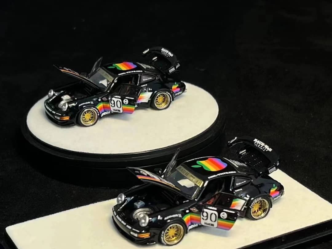 PGM 1/64 RWB 964 GT Wing Black Apple 90# Livery