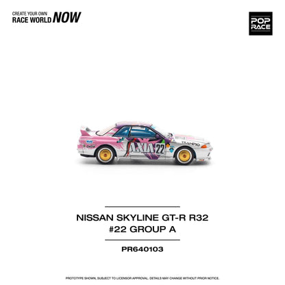 [ETA:  Aug 2025 ] Pop Race 1/64 Nissan Skyline R32 GT-R AXIA 22# Livery