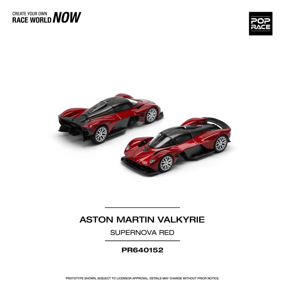 [ETA:  Aug 2025 ] Pop Race 1/64 Aston Martin Valkyrie Supernova Red