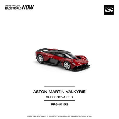 [ETA:  Aug 2025 ] Pop Race 1/64 Aston Martin Valkyrie Supernova Red