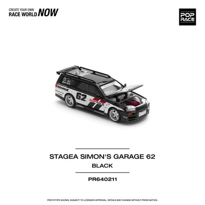 [ETA:  Aug 2025 ] Pop Race 1/64 Stagea WC34 260RS  Simons Garage Livery