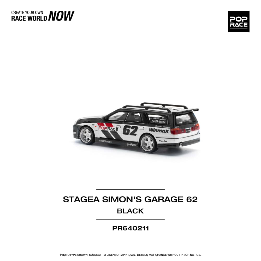 [ETA:  Aug 2025 ] Pop Race 1/64 Stagea WC34 260RS  Simons Garage Livery