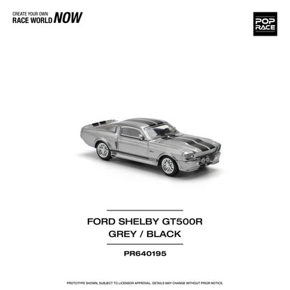 [ETA:  Aug 2025 ] Pop Race 1/64 Shelby Mustang GT500R 1967 Grey-Black