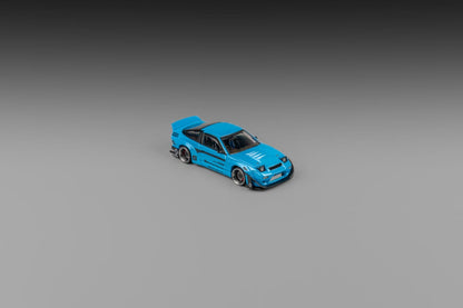 [ETA:  Apr 2025 ] MicroTurbo 1/64 S13 Silvia 180SX Pandem Rocket Bunny  Modified - Metallic Blue (Retractable-Headlight, Visible Engine)