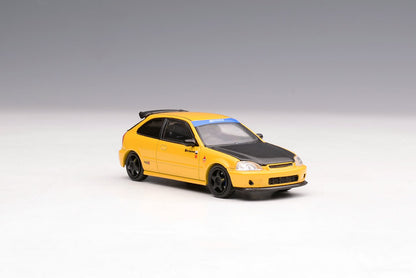 Motorhelix 1/64 Intern Series 1:64 Honda/Spoon/Mugen Civic Type-R EK94 Carbon-Hood