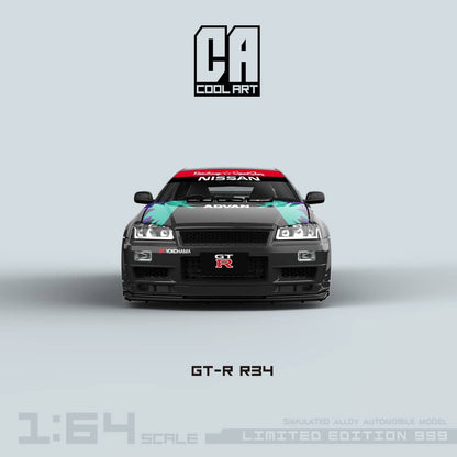Cool Art 1/64 Skyline GT-R R34 NISMO Z-Tune HKS