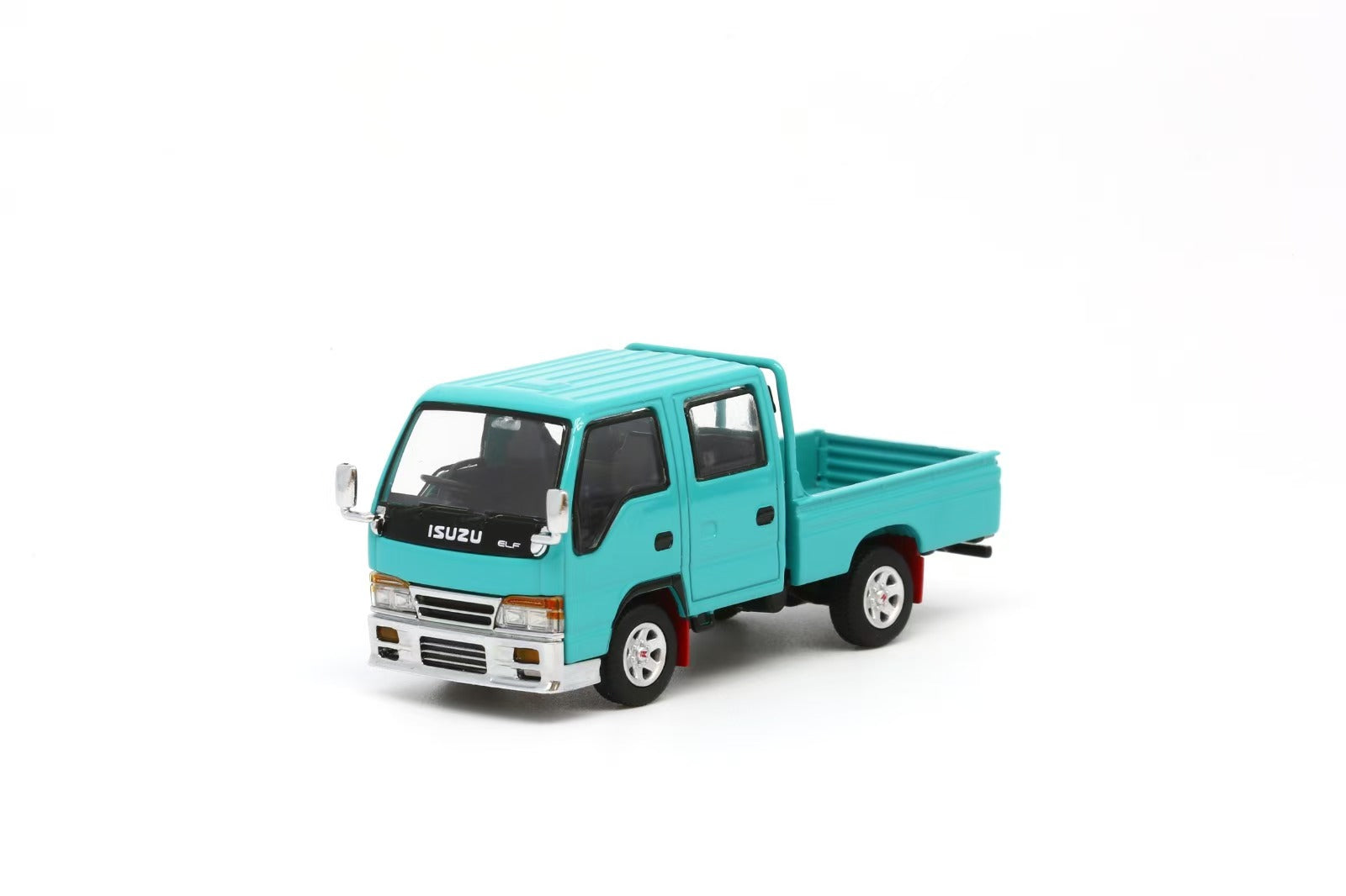 4R-742 Model 1 1/64 いすゞ ISUZU ELF Blue Model 1 1:64 Diecast Model Car - Isuzu ELF Blue (RHD