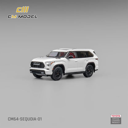 [ETA:  Oct 2025 ] CM Model 1/64 Toyota Sequoia XK80 TRD Pro Pearl White