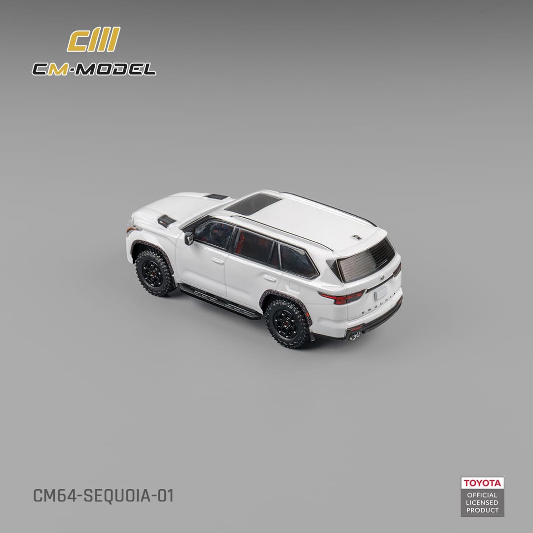 [ETA:  Oct 2025 ] CM Model 1/64 Toyota Sequoia XK80 TRD Pro Pearl White