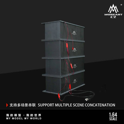 [ETA:  Sep 2025 ] MoreArt 1/64 Parking Lot Theme with LED Light