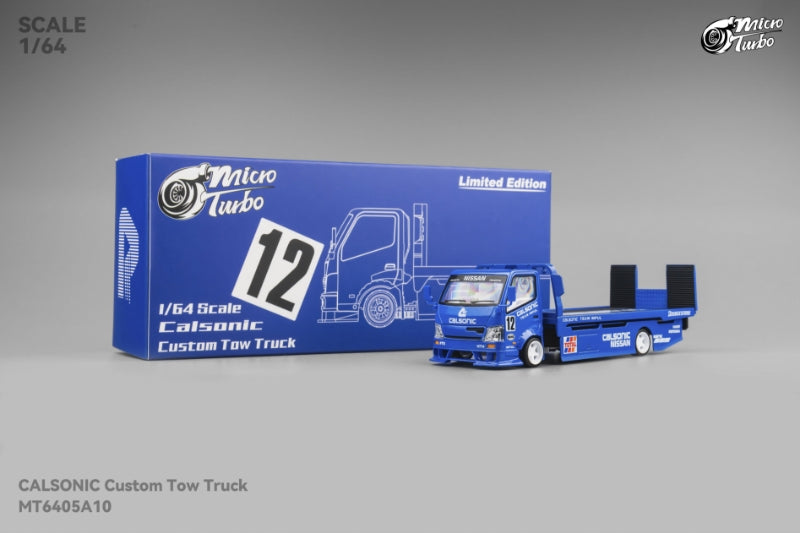 [ETA:  Aug 2025 ] MicroTurbo 1/64 300 Series II Custom Tow Truck - Calsonic Kansel Livery