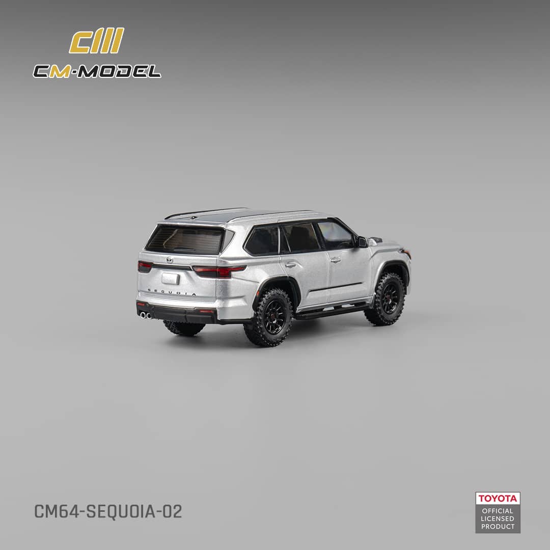 [ETA:  Nov 2025 ] CM Model 1/64 Toyota  Sequoia XK80 TRD Pro - Silver Grey