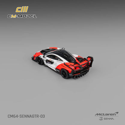 [ETA:  Nov 2025 ] CM Model 1/64 McLaren Senna GTR - White-Red Livery