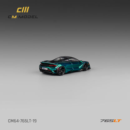 [ETA:  Nov 2025 ] CM Model 1/64 McLaren 765LT - Chrome Carbon Green