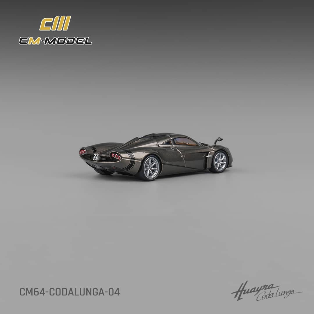 [ETA:  Nov 2025 ] CM Model 1/64 Pagani Huayra Codalunga Metallic Gun Grey