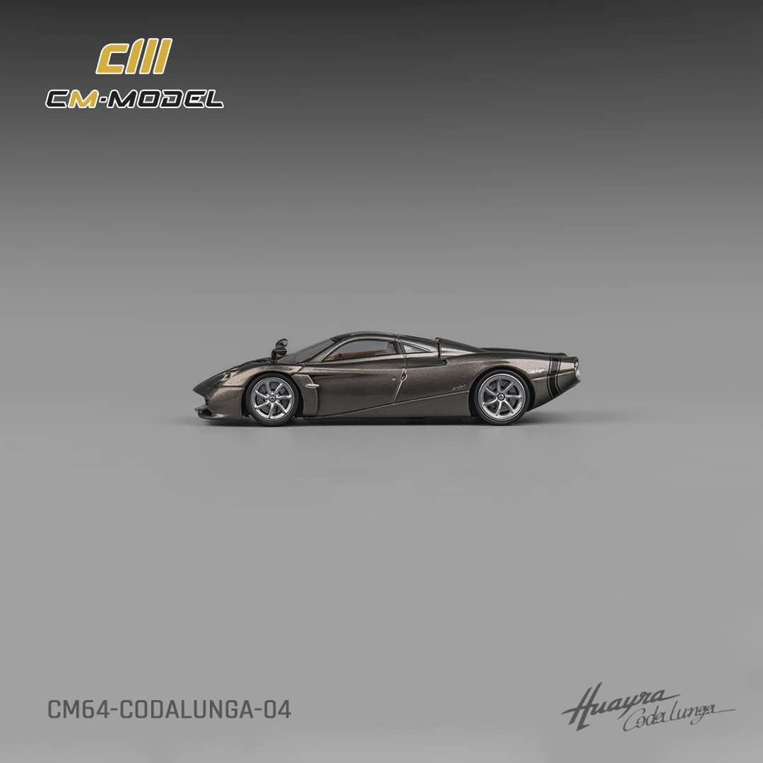 [ETA:  Nov 2025 ] CM Model 1/64 Pagani Huayra Codalunga Metallic Gun Grey