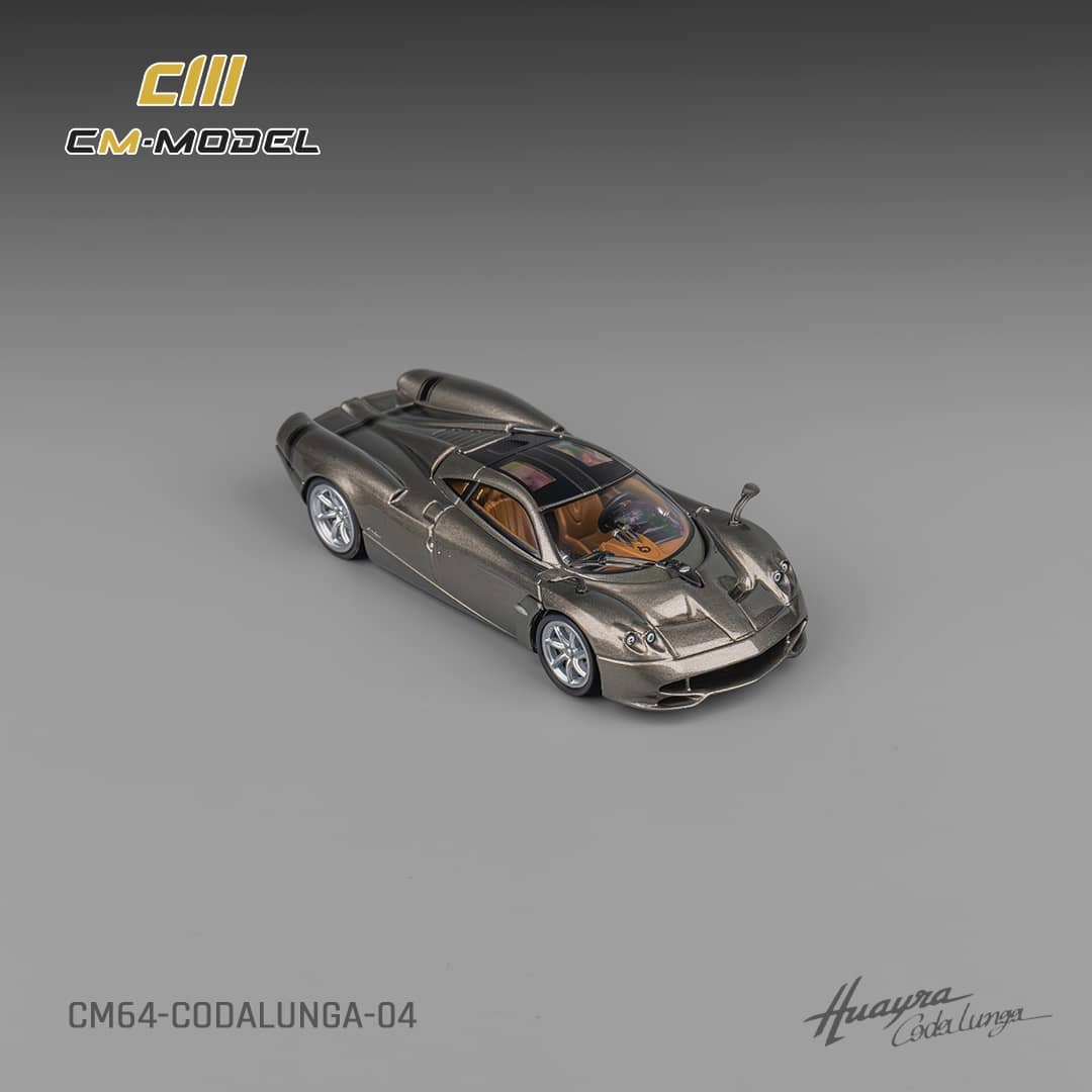 [ETA:  Nov 2025 ] CM Model 1/64 Pagani Huayra Codalunga Metallic Gun Grey